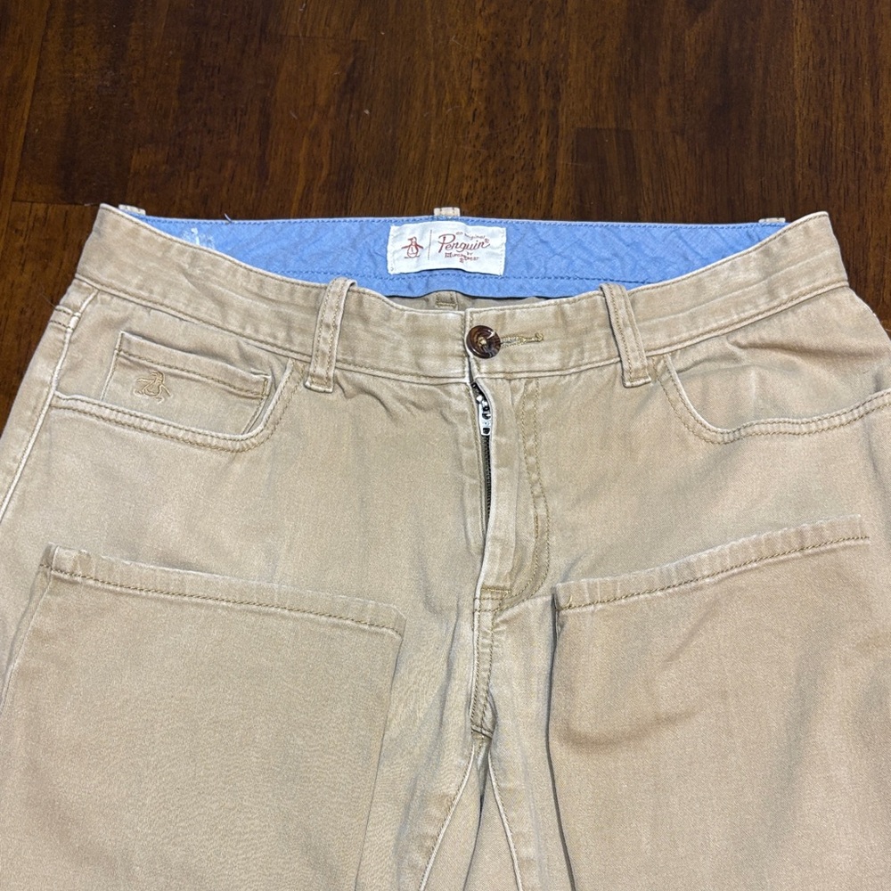 Original Penguin Men's Tan Cargo Pants